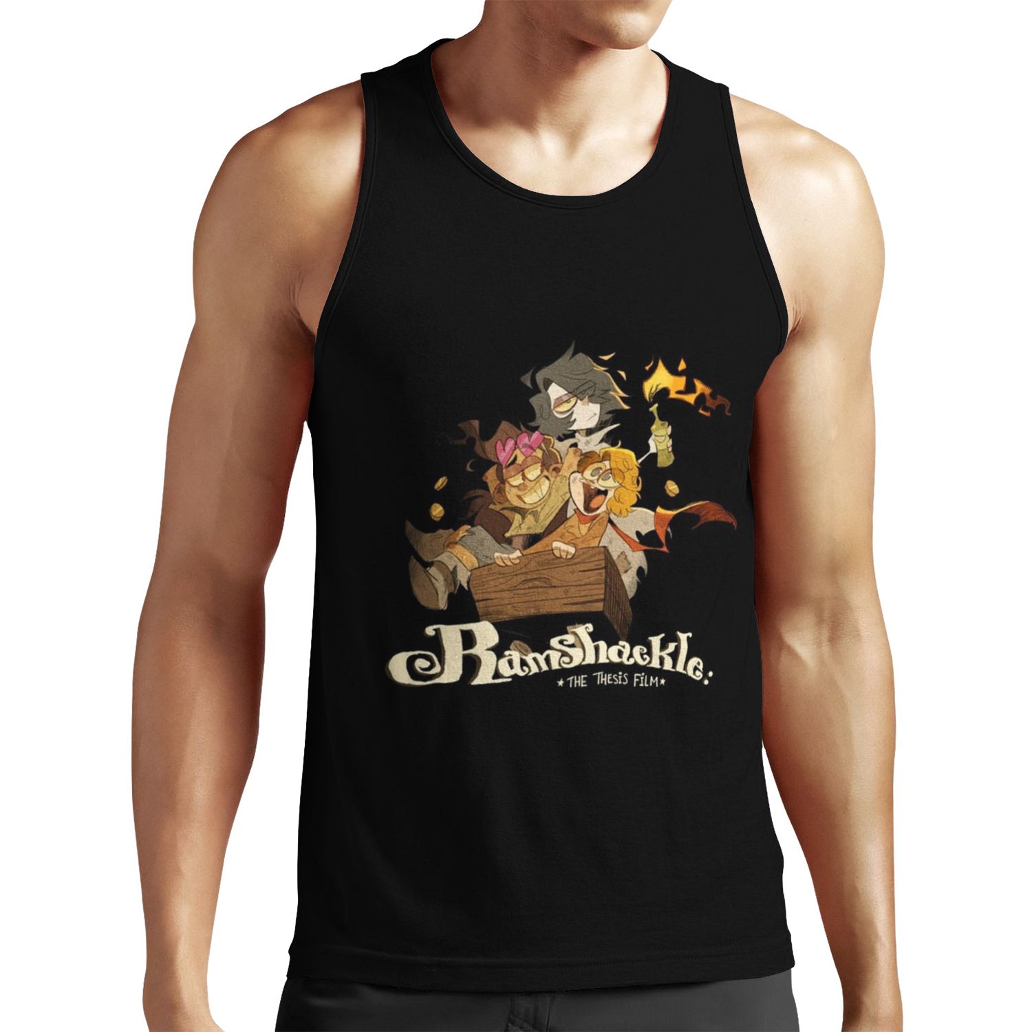 Ramshackle The Thesis Film Shirt Black All-over-print Unisex Tank Top