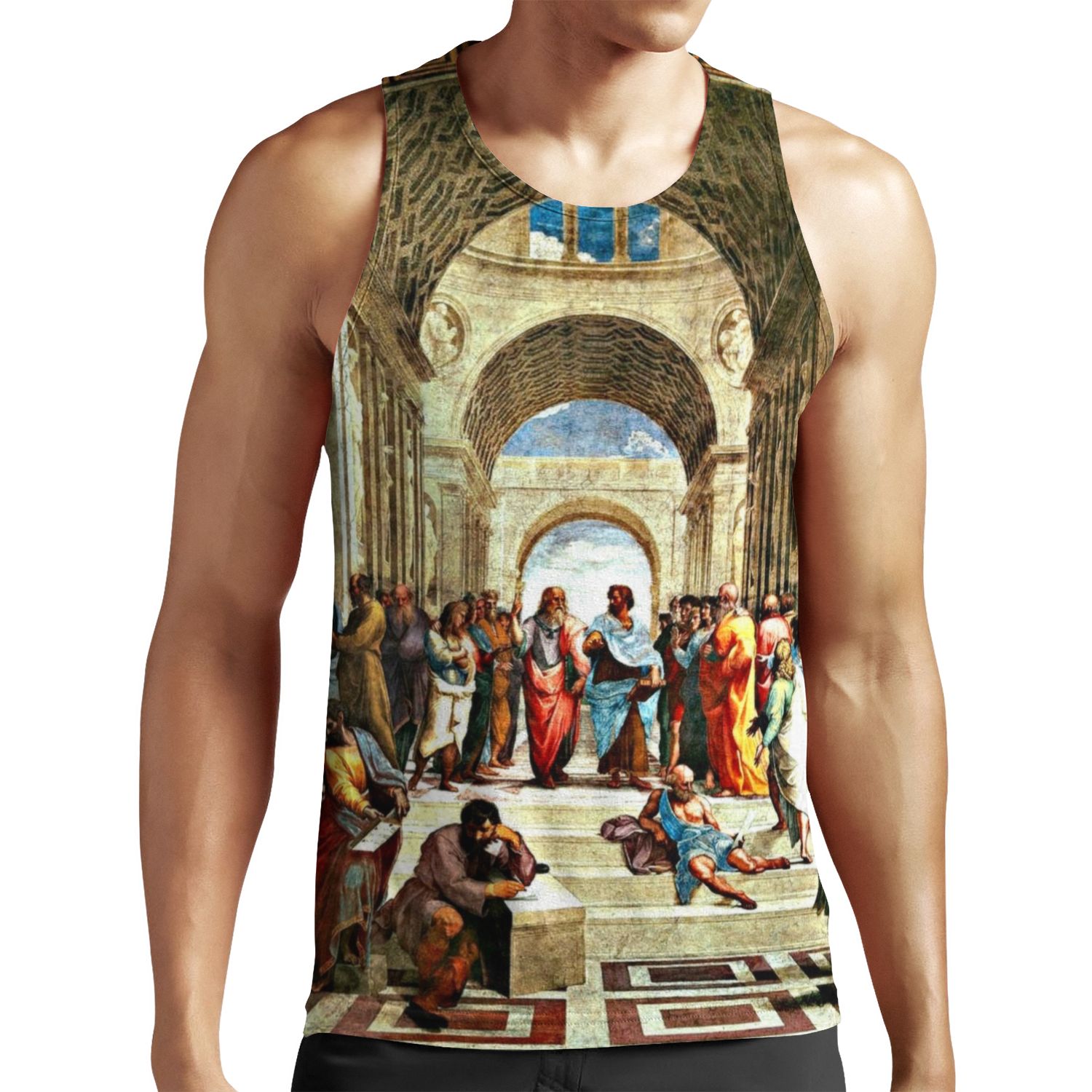 Raphael School Of Athens 1511 All-over-print Unisex Tank Top