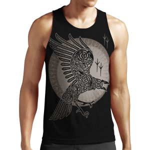 Raven All-over-print Unisex Tank Top