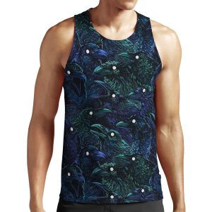 Raven Pattern All-over-print Unisex Tank Top