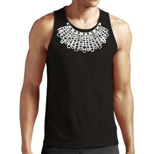 Rbg Dissent Collar All-over-print Unisex Tank Top