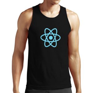 Reactjs React Js Official Logo Javascript Framework All-over-print Unisex Tank Top