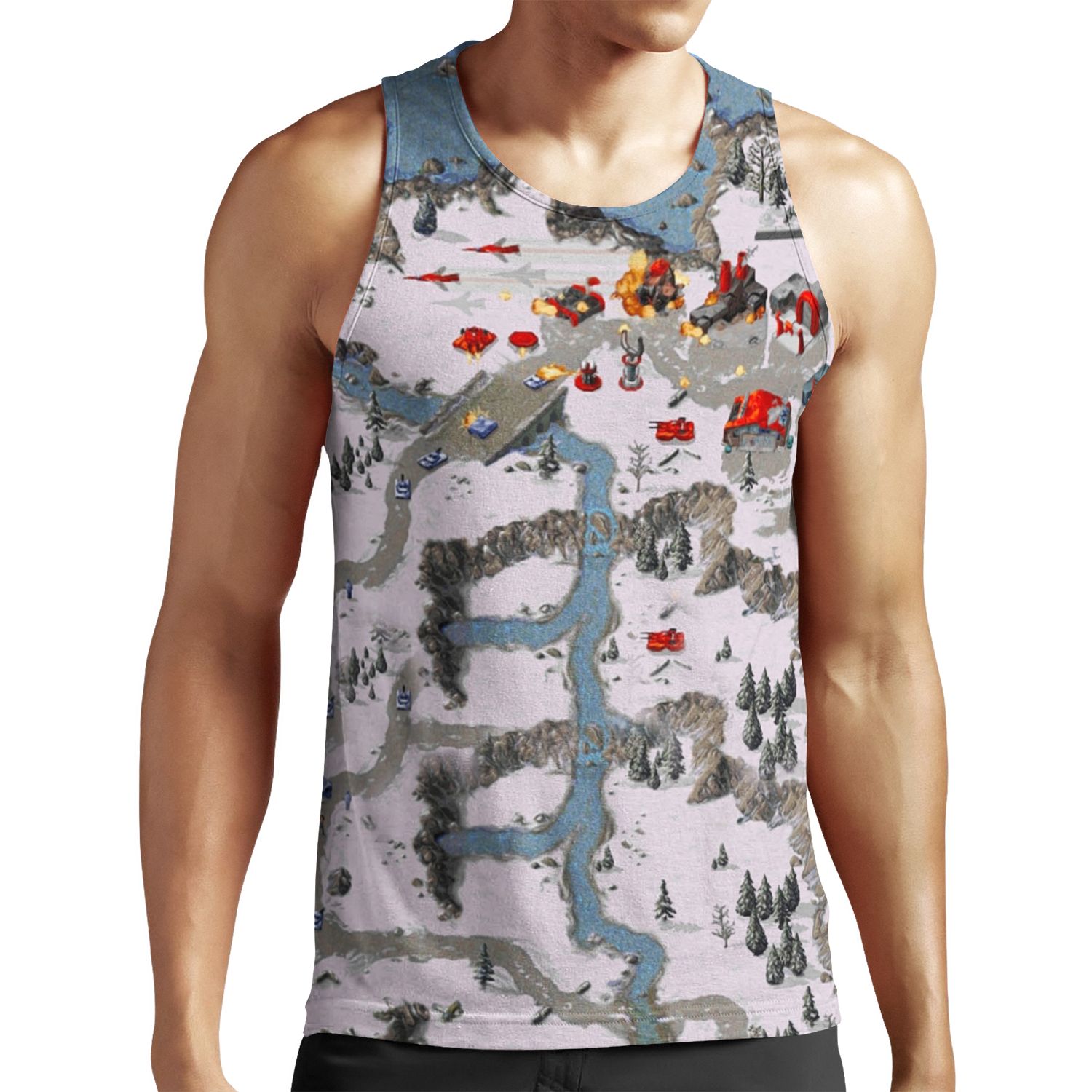 Red Alert Ingame All-over-print Unisex Tank Top