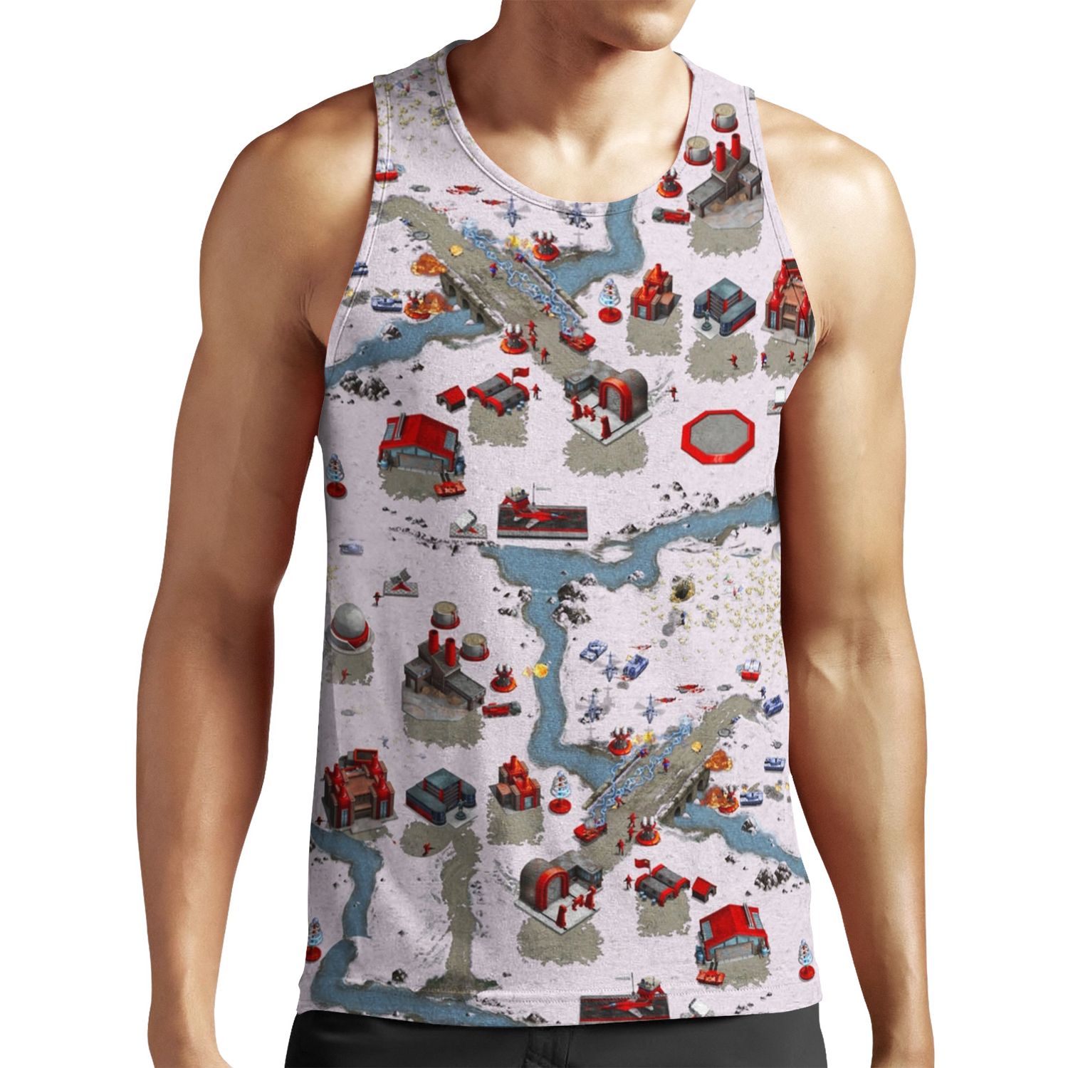 Red Alert Remastered Gameplay All-over-print Unisex Tank Top