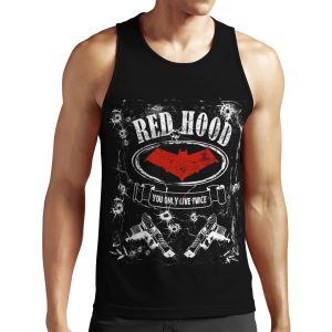 Red Hood Label Whiskey Style All-over-print Unisex Tank Top