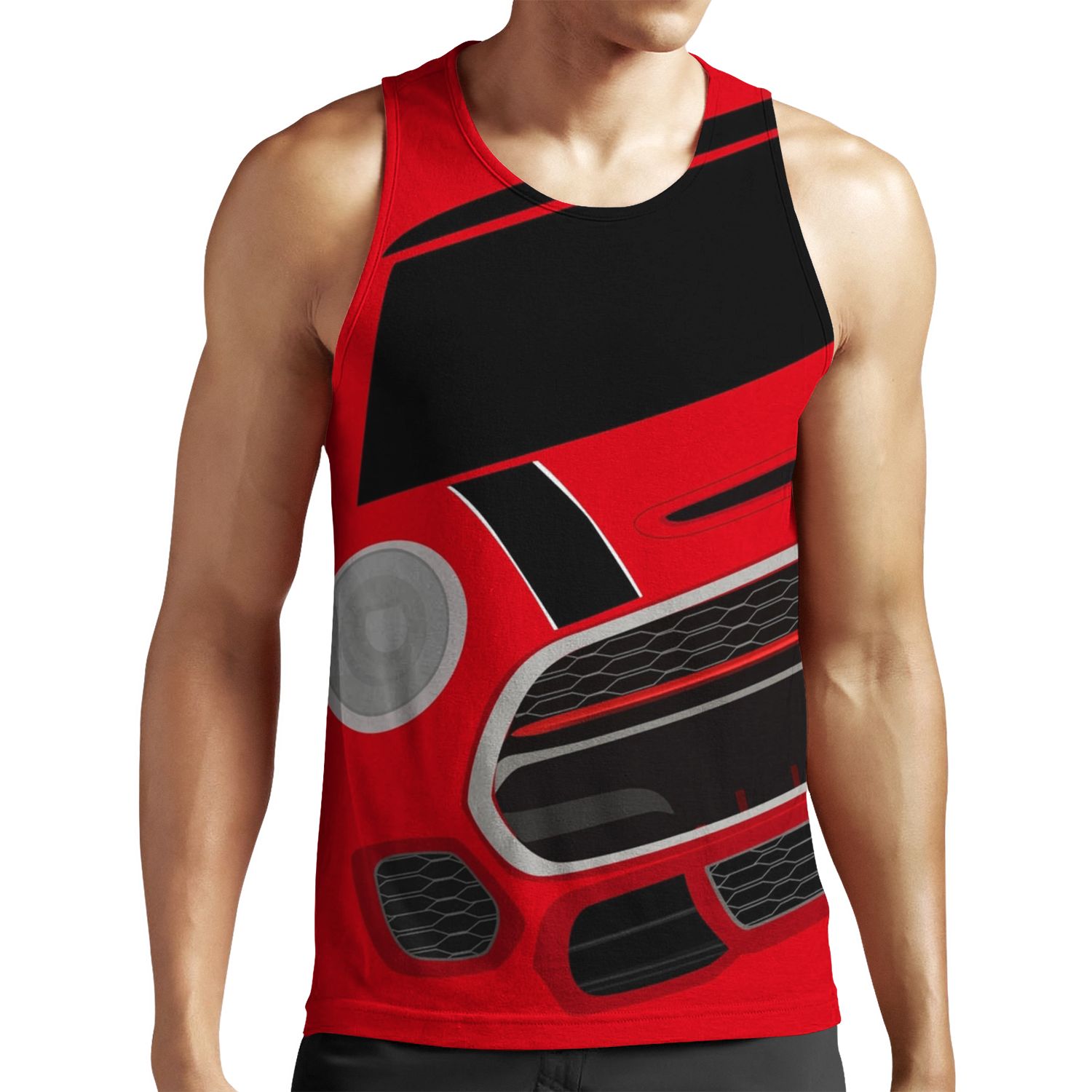 Red Italian Job All-over-print Unisex Tank Top