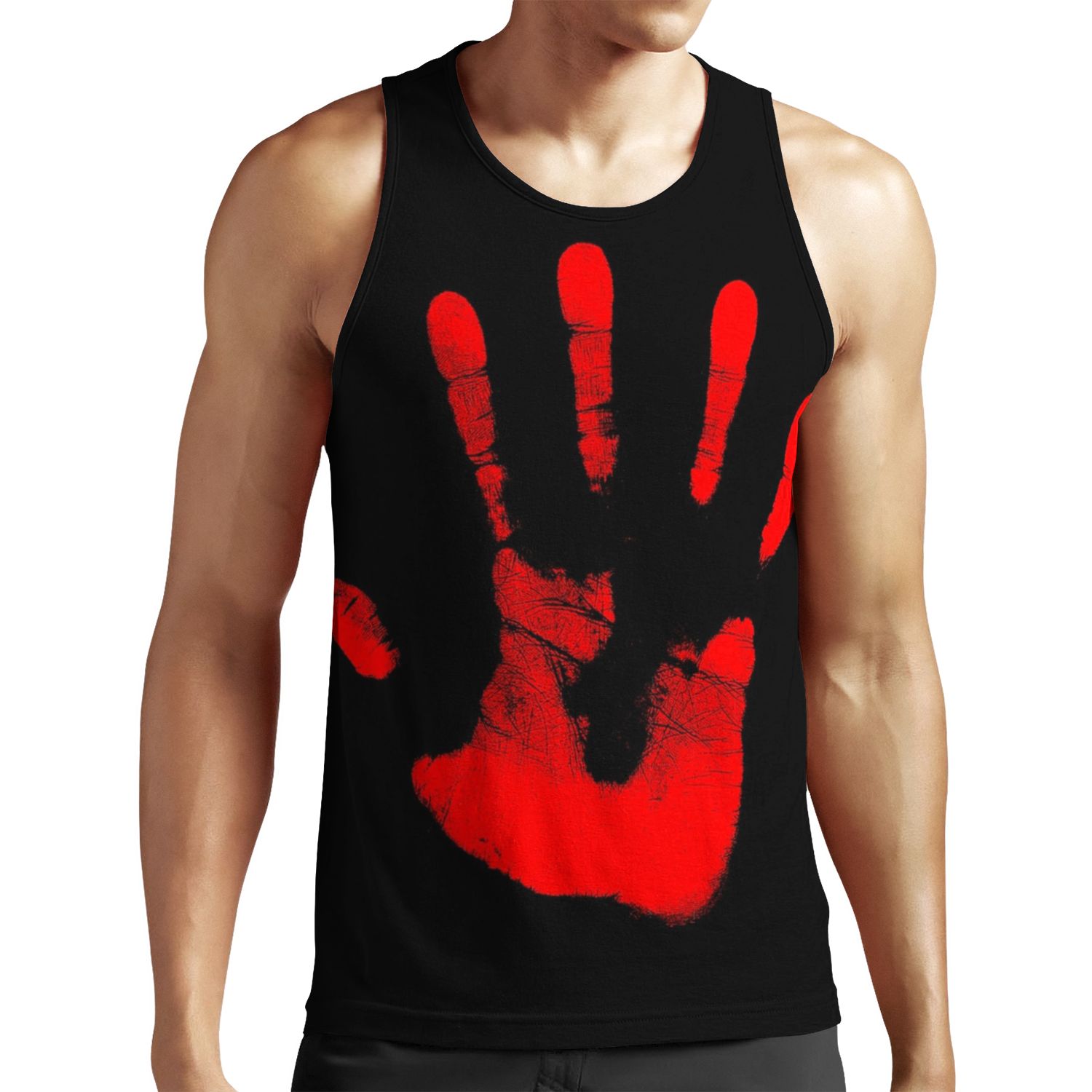 Red Right Hand All-over-print Unisex Tank Top