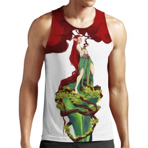 Red Tree All-over-print Unisex Tank Top