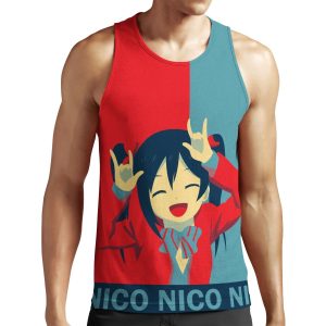 Red White And Nico All-over-print Unisex Tank Top