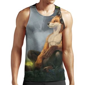 Relaxing All-over-print Unisex Tank Top
