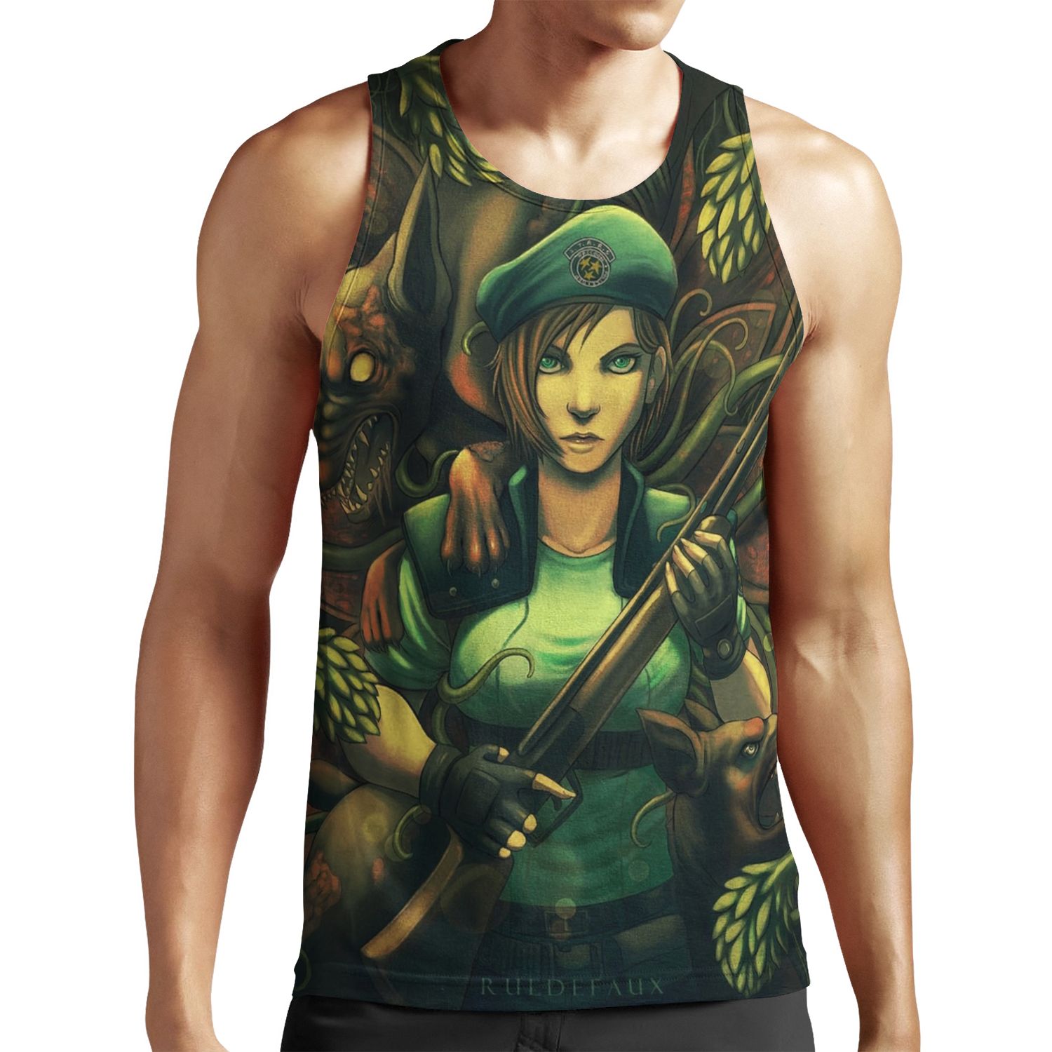 Resident Evil Jill Valentine All-over-print Unisex Tank Top
