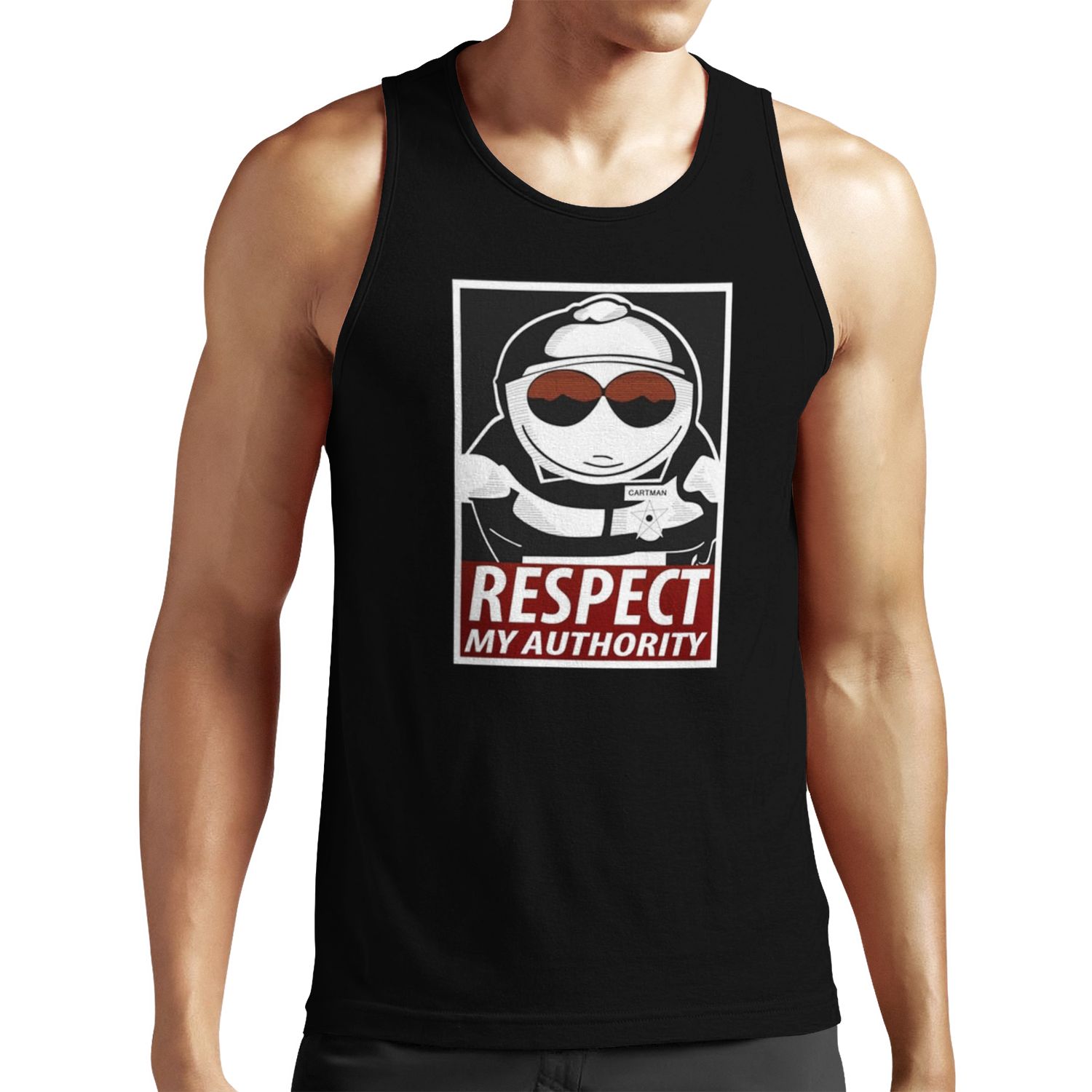 Respect My Authority South Park Cartman All-over-print Unisex Tank Top