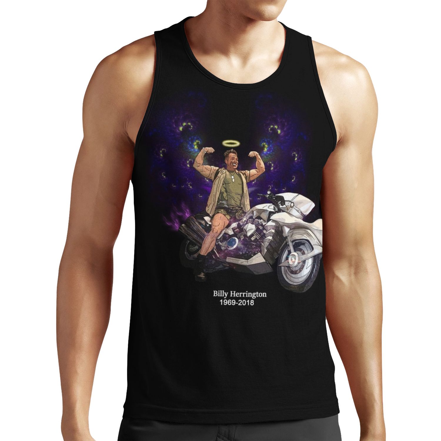 Rest In Peace Aniki All-over-print Unisex Tank Top