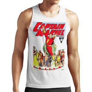 Retro Golden Age Comic Book Hero Magic Word All-over-print Unisex Tank Top
