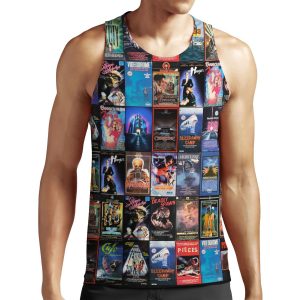 Retro Horror Vhs Artwork 1983 All-over-print Unisex Tank Top