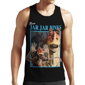 Retro Jar Jar Binks All-over-print Unisex Tank Top
