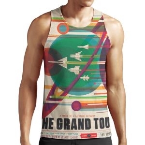 Retro Space Poster The Grand Tour All-over-print Unisex Tank Top