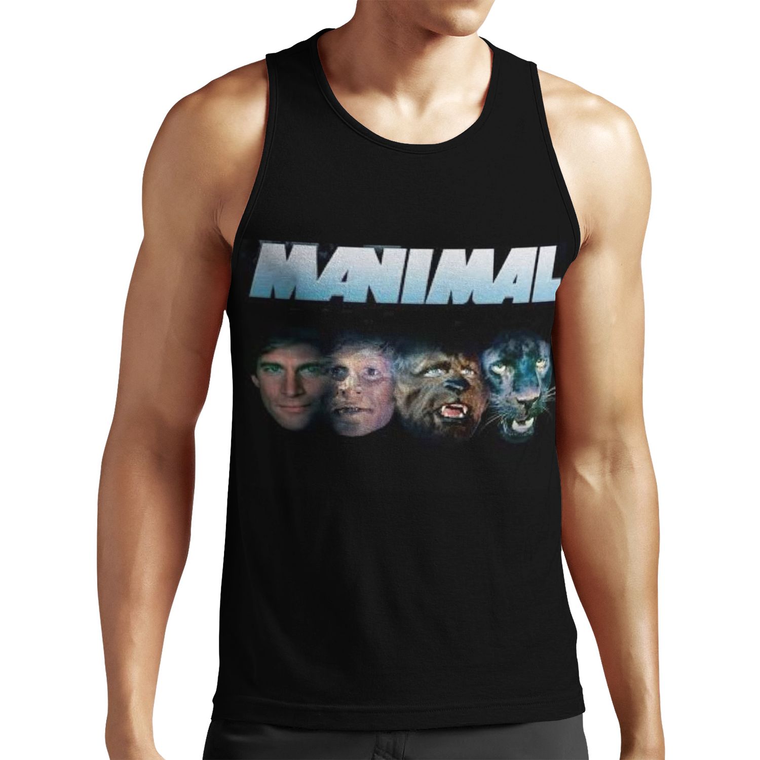 Retro Tv Program Manimal Artwork All-over-print Unisex Tank Top
