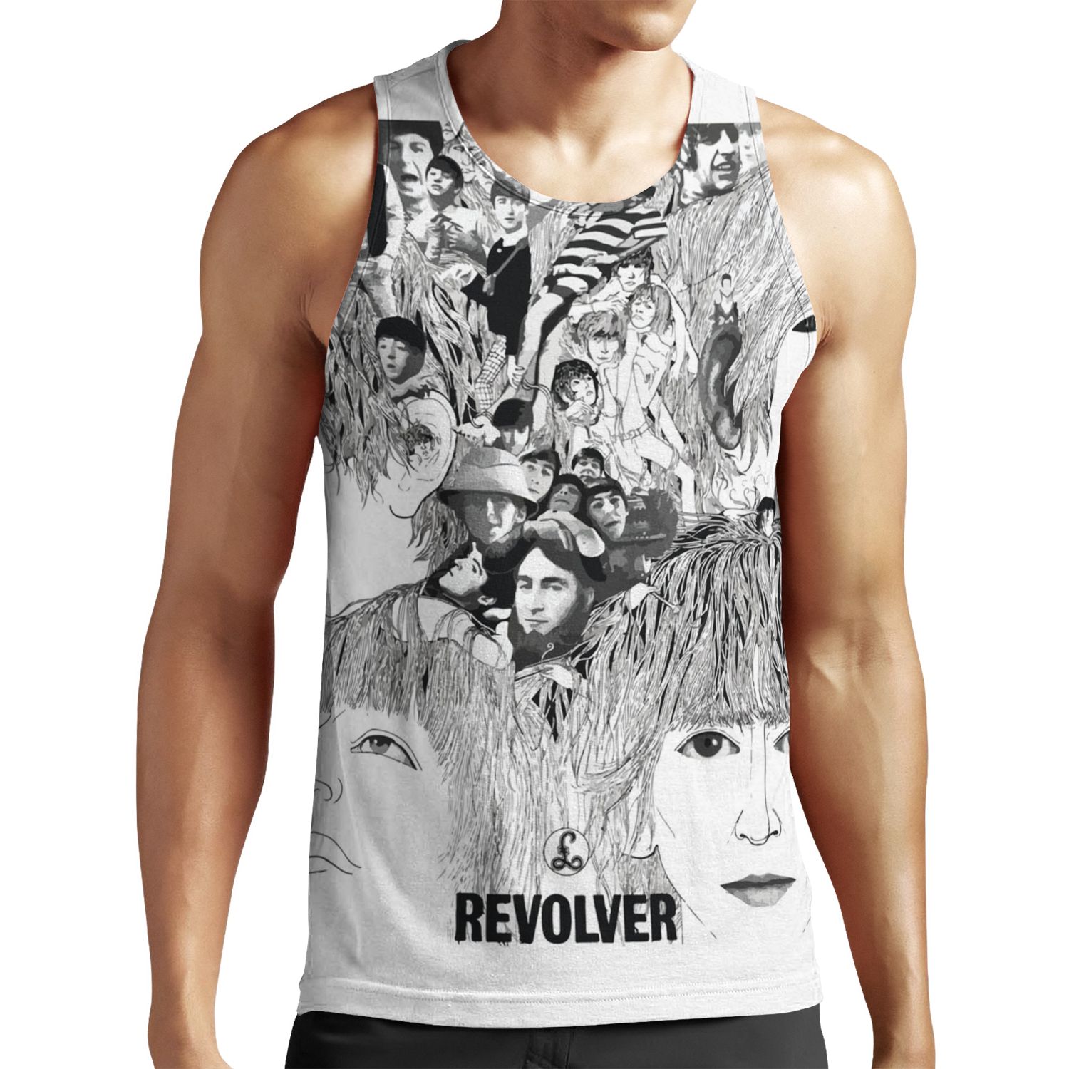 Revolver Album Cover All-over-print Unisex Tank Top