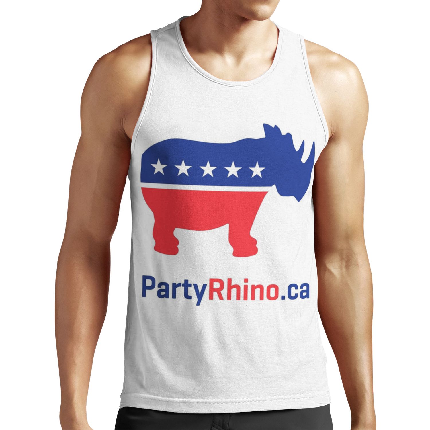 Rhino Party Logo 2019 All-over-print Unisex Tank Top