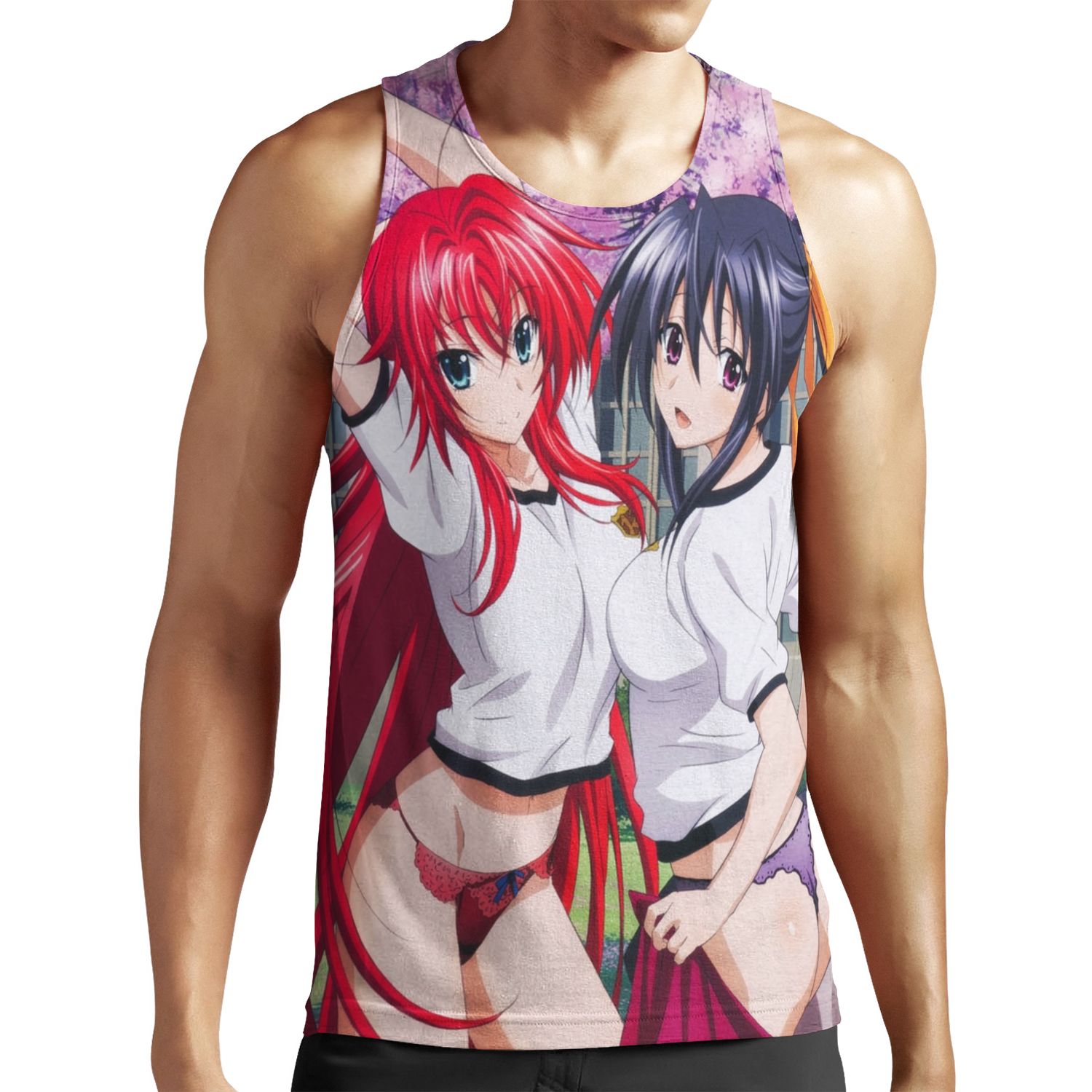 Rias And Akeno All-over-print Unisex Tank Top