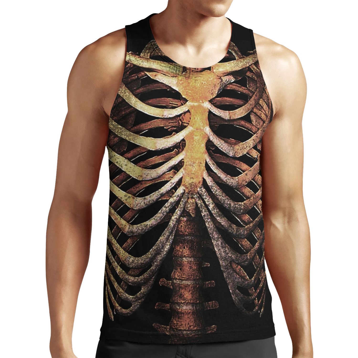Rib Cage Tee All-over-print Unisex Tank Top