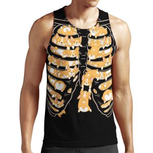 Ribcage Of Corgis All-over-print Unisex Tank Top