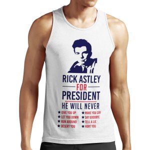 Rick Astley For President All-over-print Unisex Tank Top