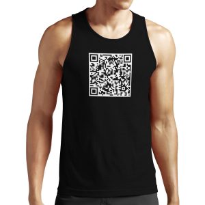 Rick Roll Qr All-over-print Unisex Tank Top