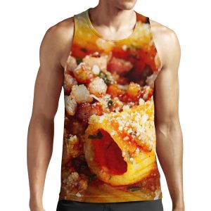 Rigatoni With Bolognese Sauce All-over-print Unisex Tank Top