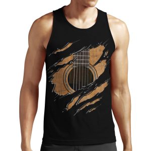 Rip Guitar Version 1 All-over-print Unisex Tank Top