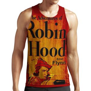 Robin Hood%3B Vintage Rare Movie Poster Print All-over-print Unisex Tank Top