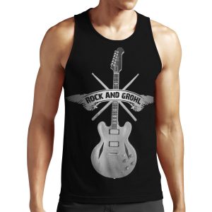 Rock And Grohl Awesome Drumstick And Guitar Original Design All-over-print Unisex Tank Top