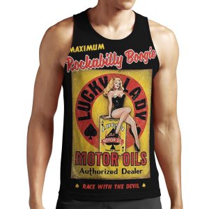 Rockabilly All-over-print Unisex Tank Top
