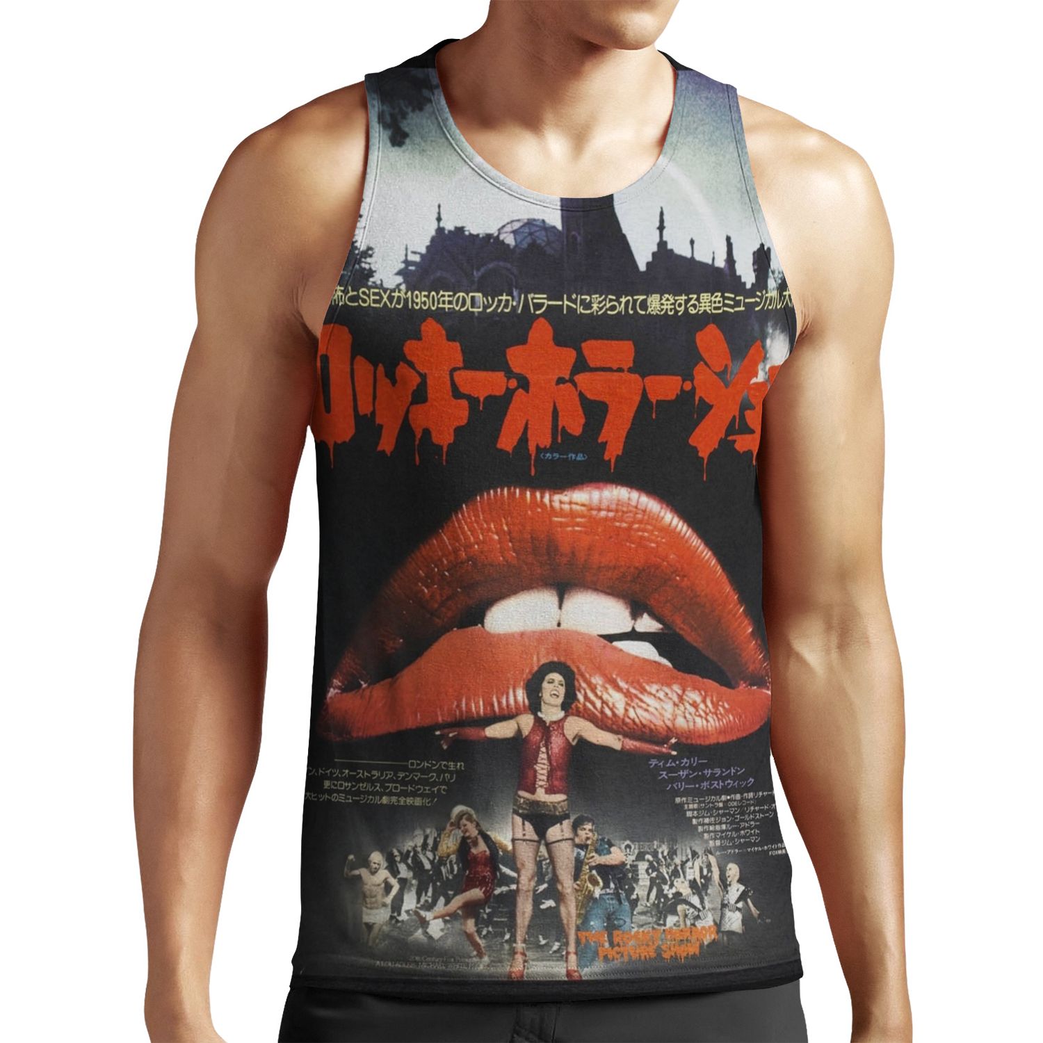 Rocky Horror Picture Show Japanese Poster All-over-print Unisex Tank Top