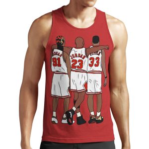Rodman Mj And Scottie All-over-print Unisex Tank Top