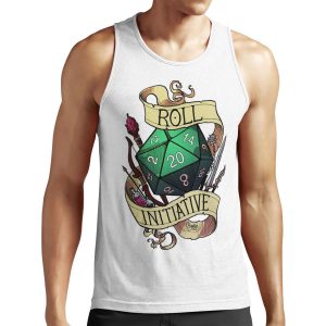 Roll Initiative All-over-print Unisex Tank Top