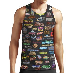 Roller Coasters All-over-print Unisex Tank Top