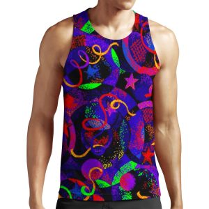 Roller Rink Floor All-over-print Unisex Tank Top