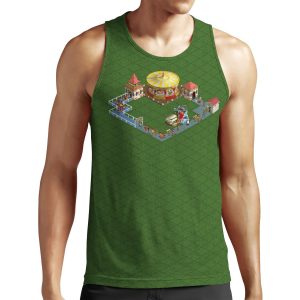Rollercoaster Tycoon Merry Go Round All-over-print Unisex Tank Top