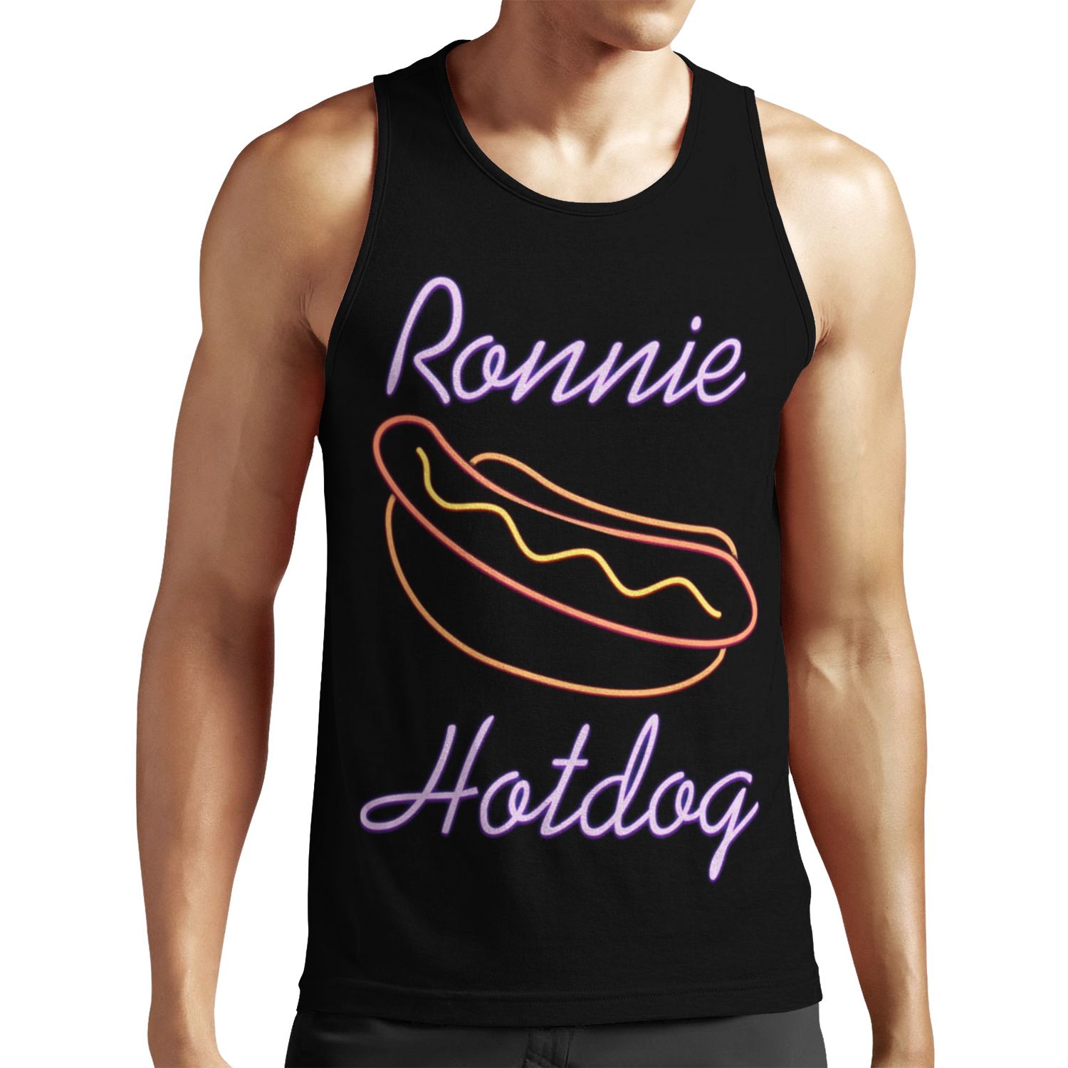 Ronnie Hotdog All-over-print Unisex Tank Top