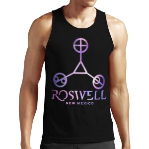 Roswell Nm Logo Galaxy 1 All-over-print Unisex Tank Top