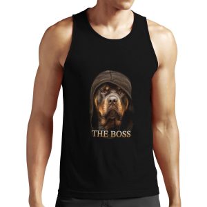 Rottweiler The Boss By Zilly And Co All-over-print Unisex Tank Top