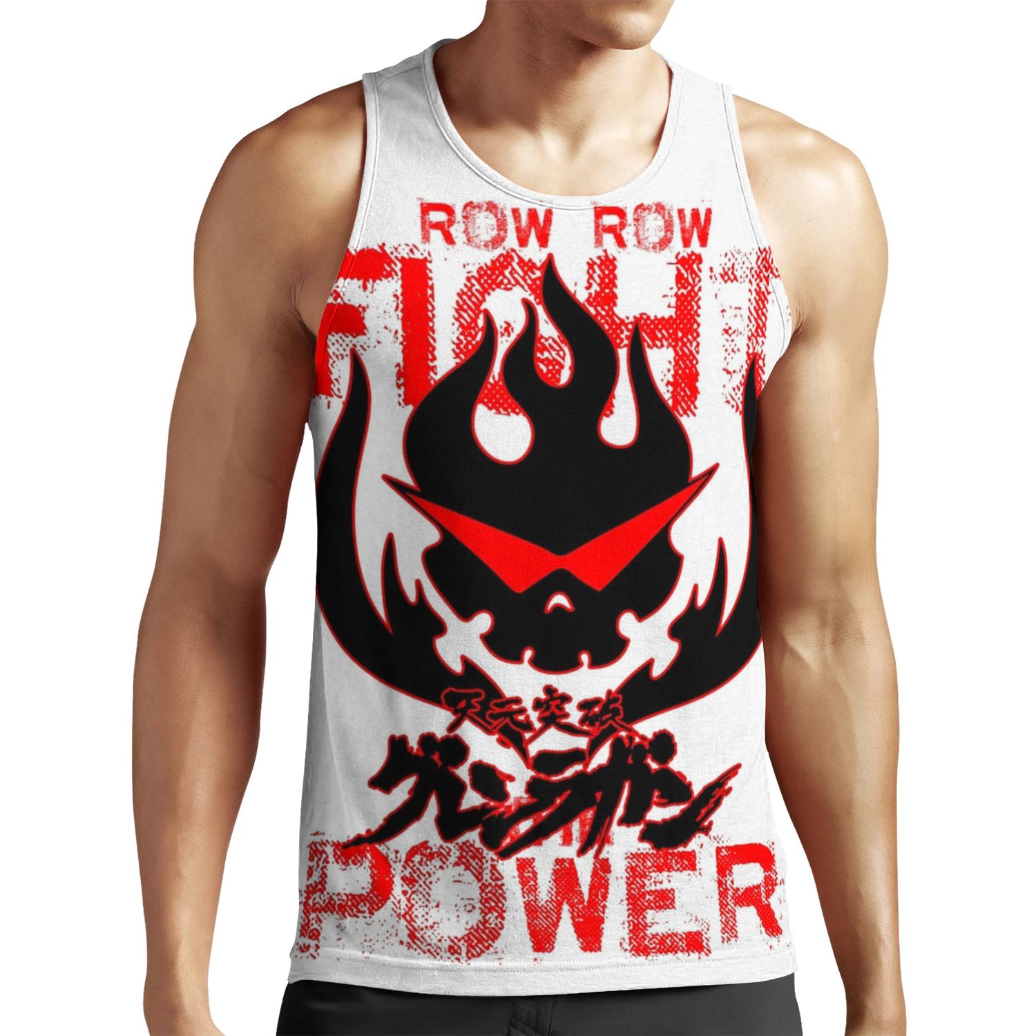Row Row Fight The Power All-over-print Unisex Tank Top