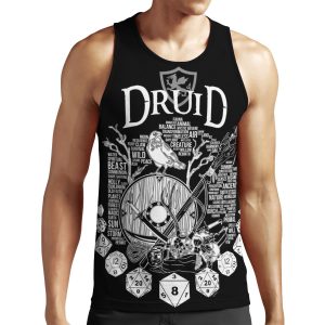 Rpg Class Series Druid White Version All-over-print Unisex Tank Top