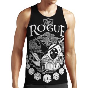 Rpg Class Series Rogue White Version All-over-print Unisex Tank Top