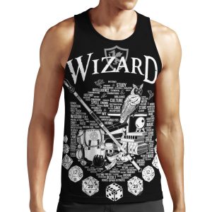 Rpg Class Series Wizard White Version All-over-print Unisex Tank Top