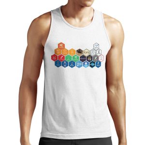 Rstudio All-over-print Unisex Tank Top_ All-over-print Unisex Tank Top