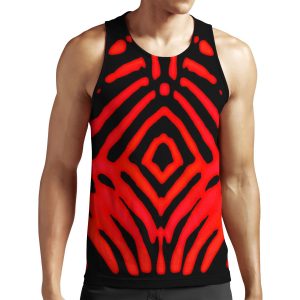 Ruby Diamond All-over-print Unisex Tank Top