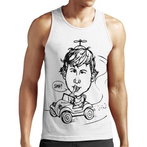 Rude Man Who Shushes Please Call All-over-print Unisex Tank Top